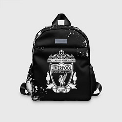 Детский рюкзак Liverpool белые краски текстура, цвет: 3D-принт
