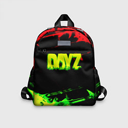 Детский рюкзак Dayz кислотные краски штрихи, цвет: 3D-принт