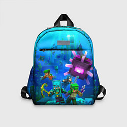 Детский рюкзак Майнкрафт - подводный мир