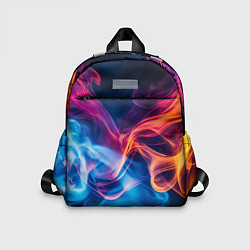 Детский рюкзак Цветной огонь, цвет: 3D-принт
