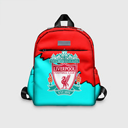 Детский рюкзак Liverpool краски текстура штрихи, цвет: 3D-принт