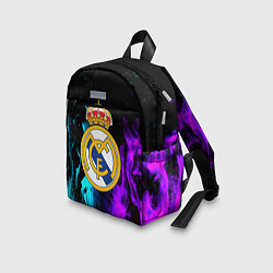 Детский рюкзак Real Madrid неоновый огонь, цвет: 3D-принт — фото 2