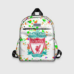 Детский рюкзак Liverpool брызги красок текстура, цвет: 3D-принт