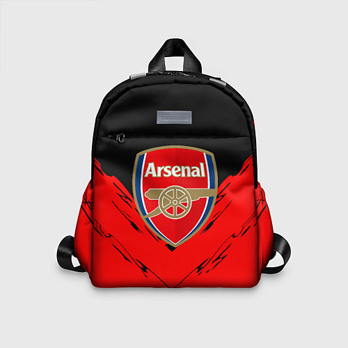 Детский рюкзак Arsenal текстура краски / 3D-принт – фото 1