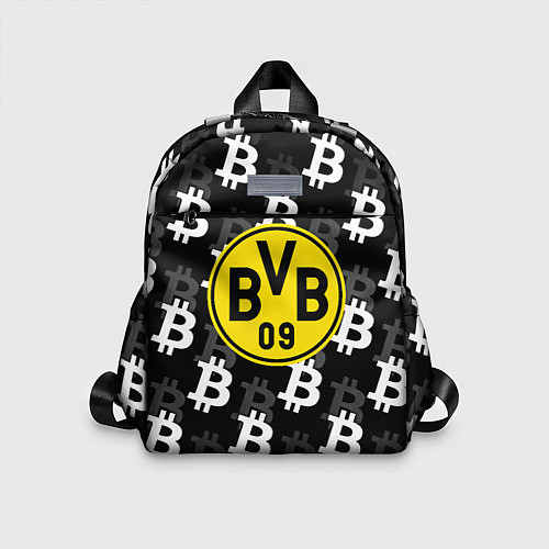 Детский рюкзак Borussia биткоин паттерн / 3D-принт – фото 1