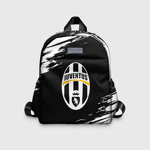 Детский рюкзак Juventus краски штрихи текстура / 3D-принт – фото 1