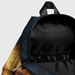 Детский рюкзак Огонь гитарист, цвет: 3D-принт — фото 2