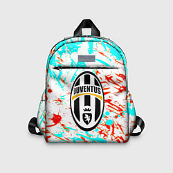 Детский рюкзак Ювентус штрихи красок текстура, цвет: 3D-принт