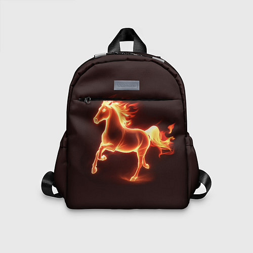 Детский рюкзак Огненная лошадь 2026 / 3D-принт – фото 1