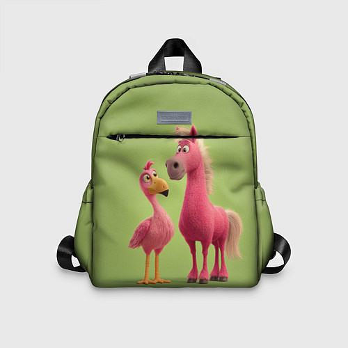 Детский рюкзак Розовые они такие / 3D-принт – фото 1