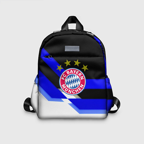 Детский рюкзак Бавария Мюнхен полосы спорт / 3D-принт – фото 1