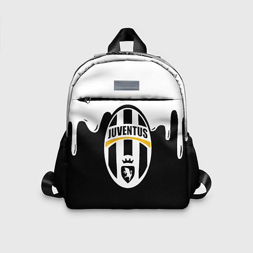 Детский рюкзак Juventus капли красок / 3D-принт – фото 1