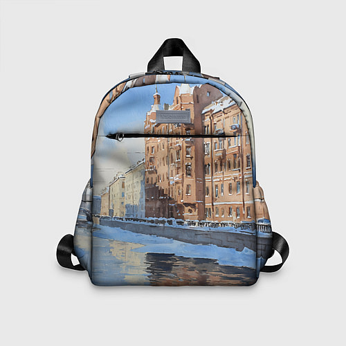 Детский рюкзак Зимний Санкт-Петербург / 3D-принт – фото 1
