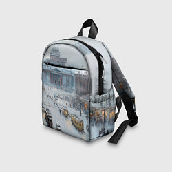 Детский рюкзак Новогодняя улица Питера, цвет: 3D-принт — фото 2