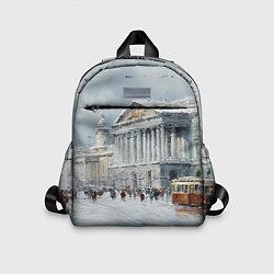 Детский рюкзак Зимний Питер красками, цвет: 3D-принт