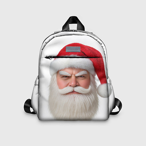 Детский рюкзак Лицо санты / 3D-принт – фото 1