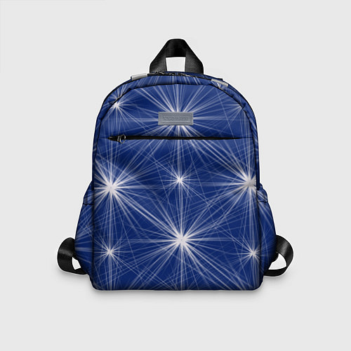 Детский рюкзак Звезды на синем фоне / 3D-принт – фото 1