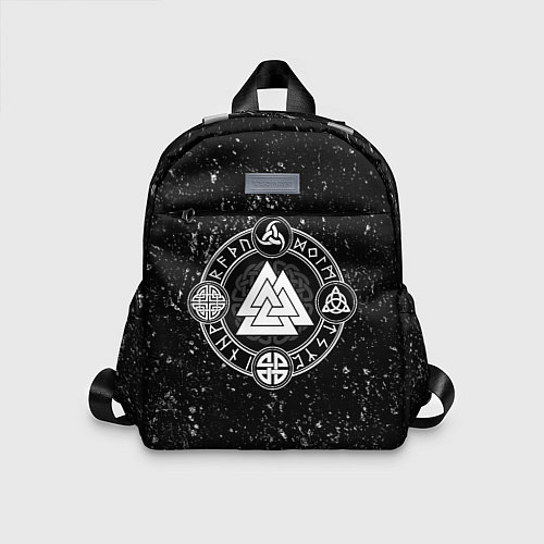 Детский рюкзак Валькнут и символы в круге / 3D-принт – фото 1