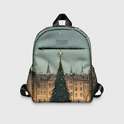 Детский рюкзак Новогодняя елка во дворе