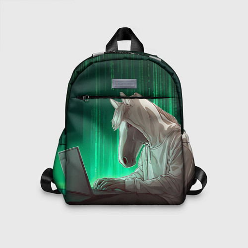 Детский рюкзак Хакер лошадь / 3D-принт – фото 1