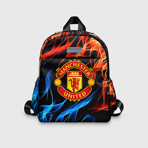 Детский рюкзак Манчестер Юнайтед огонь битва / 3D-принт – фото 1