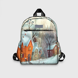 Детский рюкзак Милый новогодний дворик