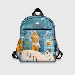 Детский рюкзак Новогодние каникулы, цвет: 3D-принт