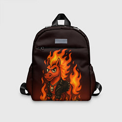 Детский рюкзак Огненный конь 26, цвет: 3D-принт