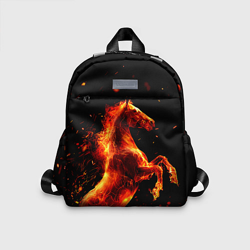 Детский рюкзак Пламенный конь / 3D-принт – фото 1