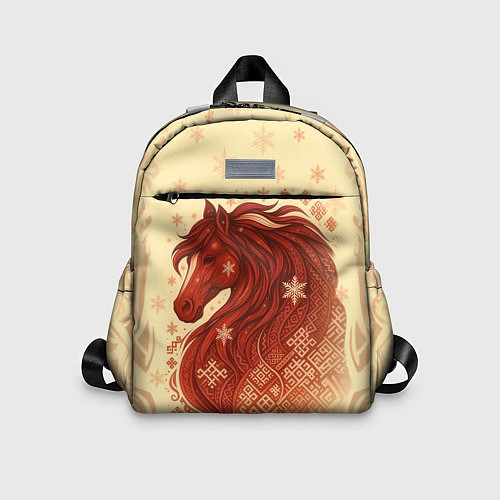 Детский рюкзак Славянский конь / 3D-принт – фото 1