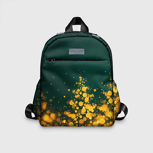 Детский рюкзак Новогодние елочки из боке / 3D-принт – фото 1