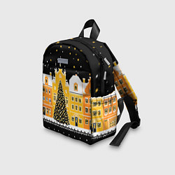 Детский рюкзак Новогодняя ночь в городе, цвет: 3D-принт — фото 2