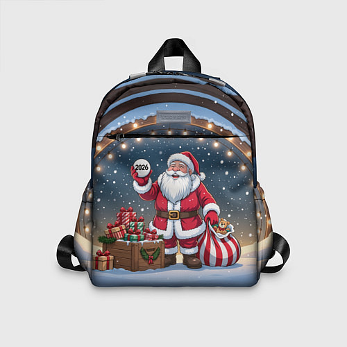 Детский рюкзак Санта с мешком подарков / 3D-принт – фото 1