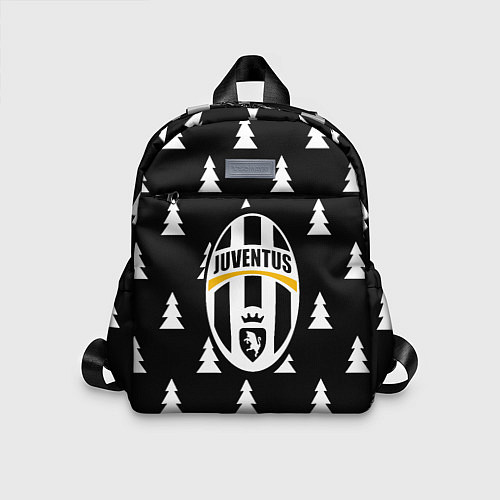 Детский рюкзак Ювентус ёлочки паттерн / 3D-принт – фото 1