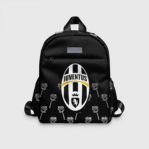 Детский рюкзак Ювентус белые розы / 3D-принт – фото 1