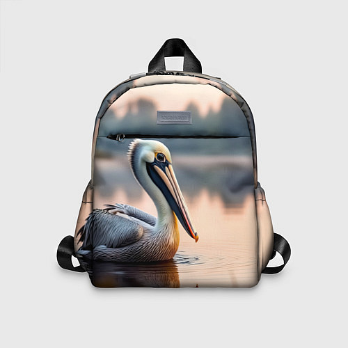 Детский рюкзак Пеликан на рассвете / 3D-принт – фото 1