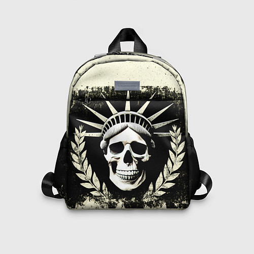 Детский рюкзак Череп статуя свободы / 3D-принт – фото 1