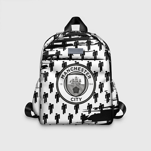 Детский рюкзак Манчестер сити краски люди / 3D-принт – фото 1