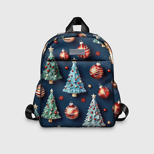 Детский рюкзак Новгодний паттерн / 3D-принт – фото 1