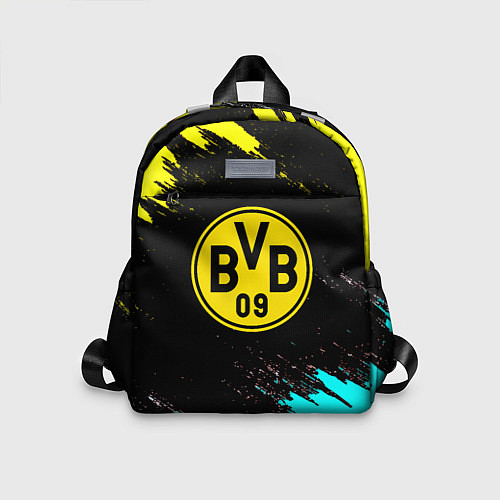 Детский рюкзак Borussia краски штрихи / 3D-принт – фото 1