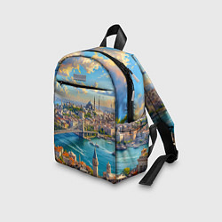 Детский рюкзак Сплетение эпох над Босфором, цвет: 3D-принт — фото 2