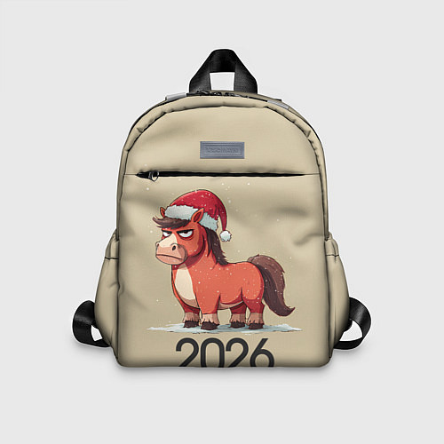 Детский рюкзак Забавная лошадка 2026 / 3D-принт – фото 1