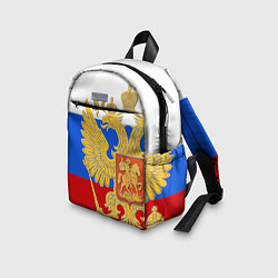 Детский рюкзак Герб России: триколор, цвет: 3D-принт — фото 2