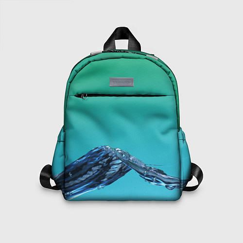 Детский рюкзак Зеленая вода / 3D-принт – фото 1