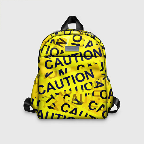 Детский рюкзак Caution / 3D-принт – фото 1