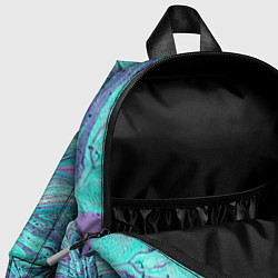 Детский рюкзак Смесь красок, цвет: 3D-принт — фото 2