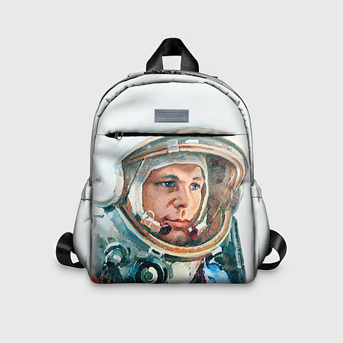 Детский рюкзак Гагарин в полете / 3D-принт – фото 1