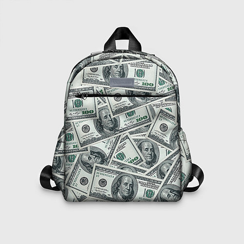 Детский рюкзак Банкноты / 3D-принт – фото 1