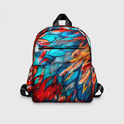 Детский рюкзак Перья, цвет: 3D-принт