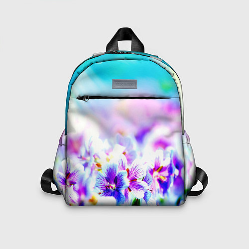 Детский рюкзак Цветочное поле / 3D-принт – фото 1